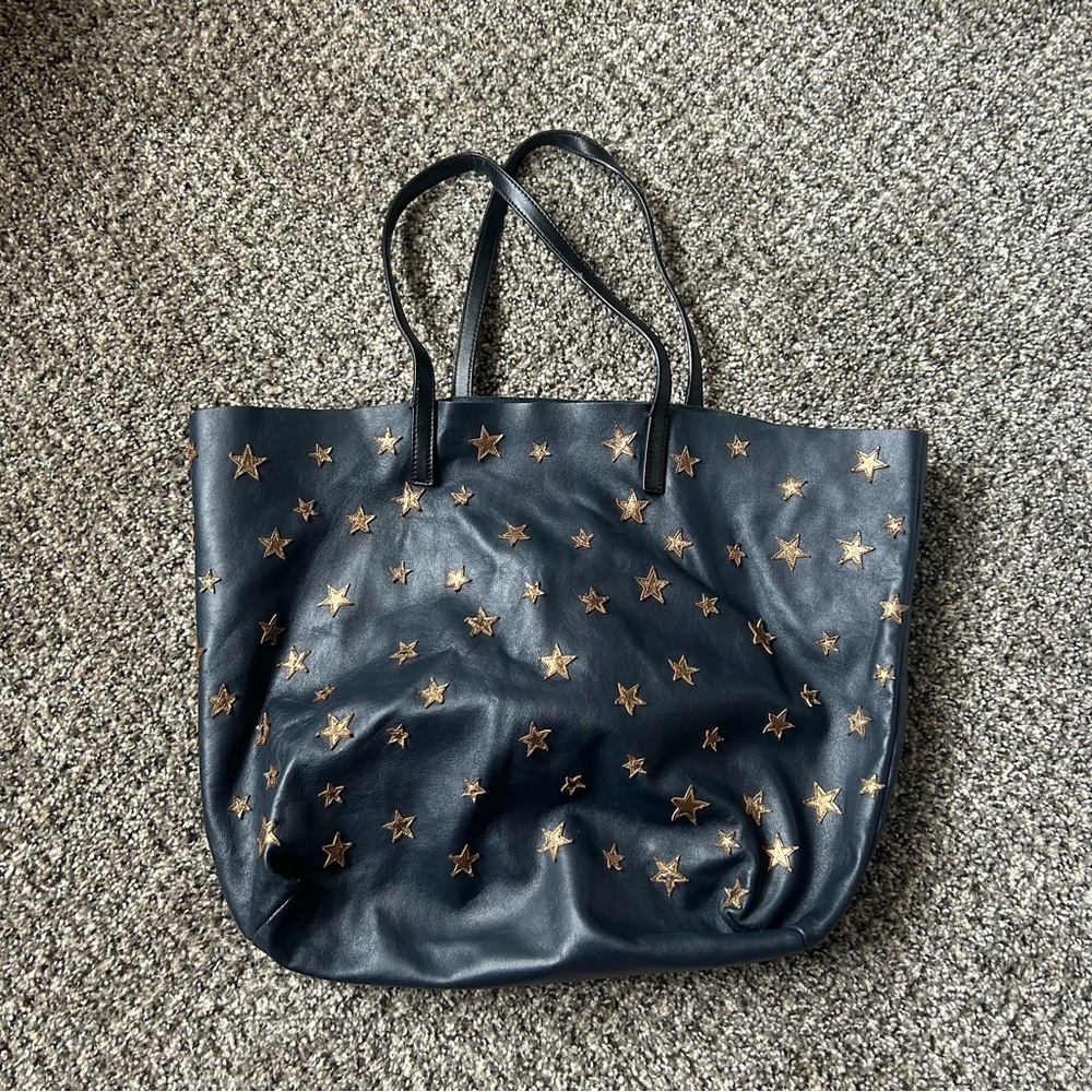 Red Valentino Leather Tote Bag